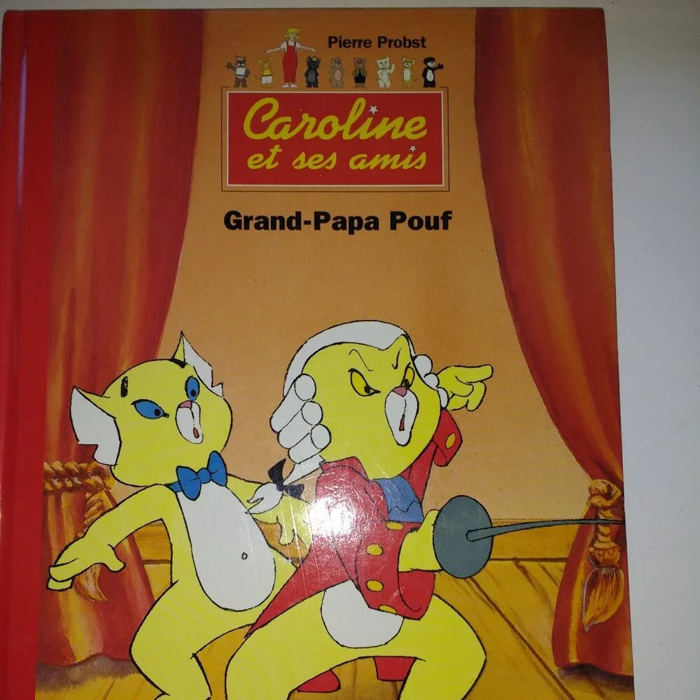 Vintage Caroline et ses Amis Grand-Papa Pouf by Pierre Probst big album 1995